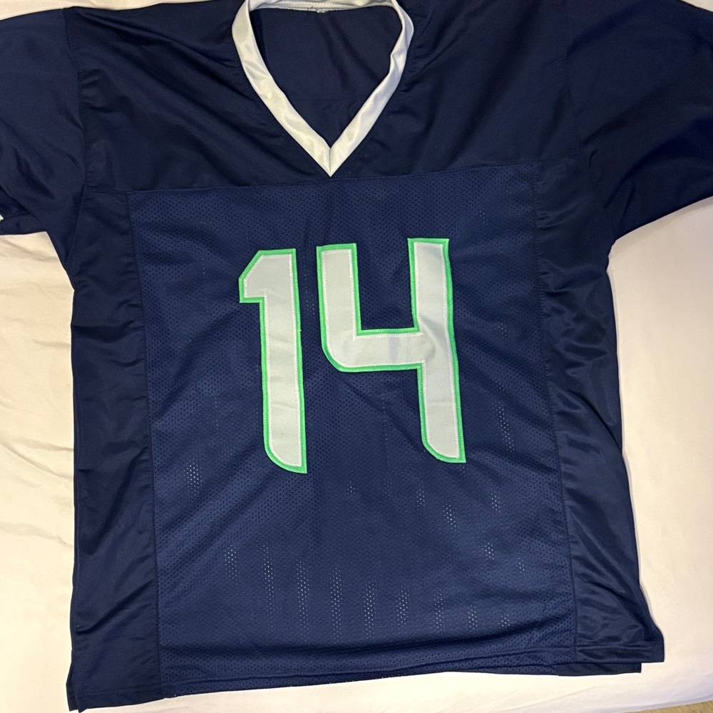 Navy Blue DK Metcalf NFL Jersey 14